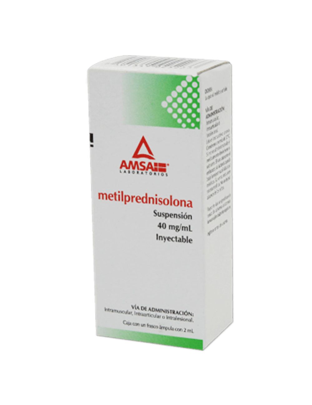 METILPREDNISONA FCO 40MG SUSP INY 2ML  AMSA