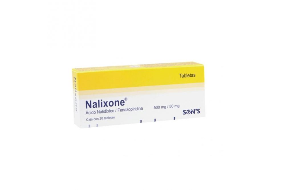 NALIXONE 20 TAB 500 50MG   SONS