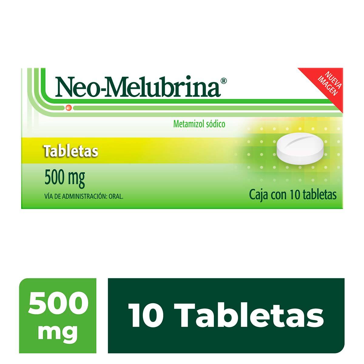 NEOMELUBRINA 10 TAB 500MG