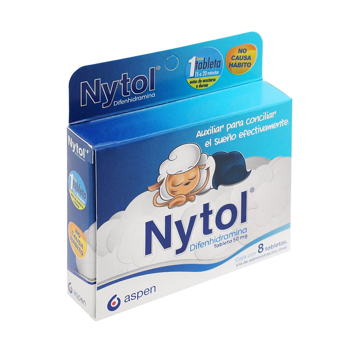 NYTOL 8 TAB 50MG