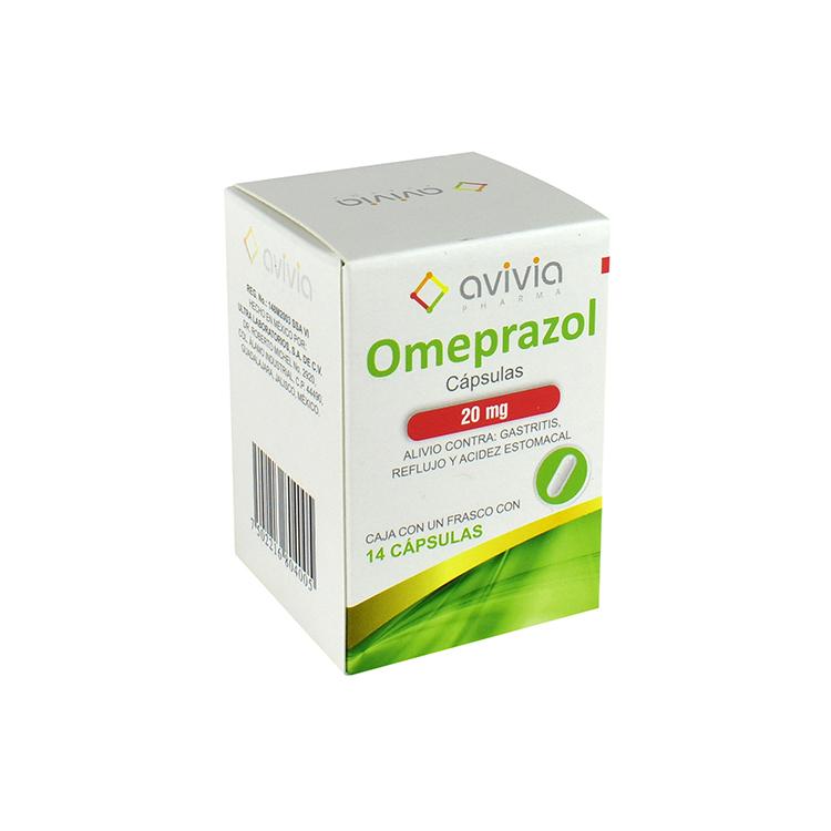 OMEPRAZOL 14 CAP 20MG  AVIVIA