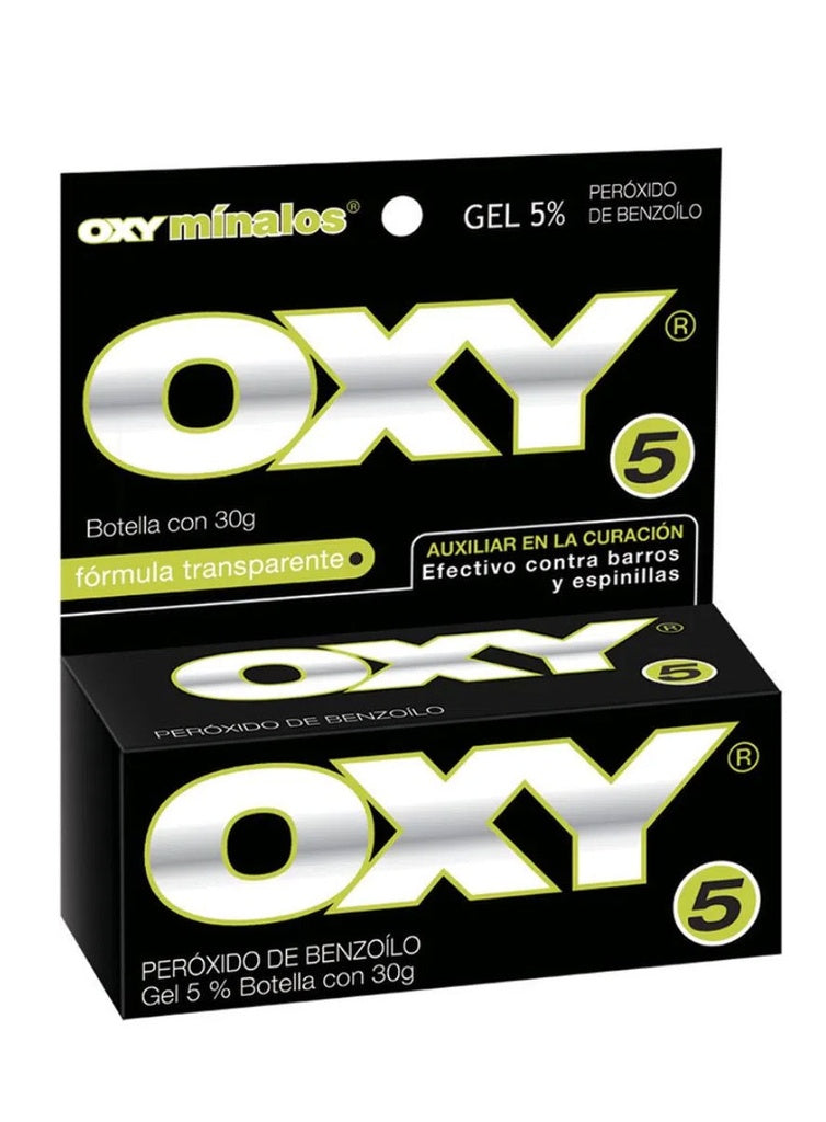 OXY 5 SOL 30G TRANSPARENTE