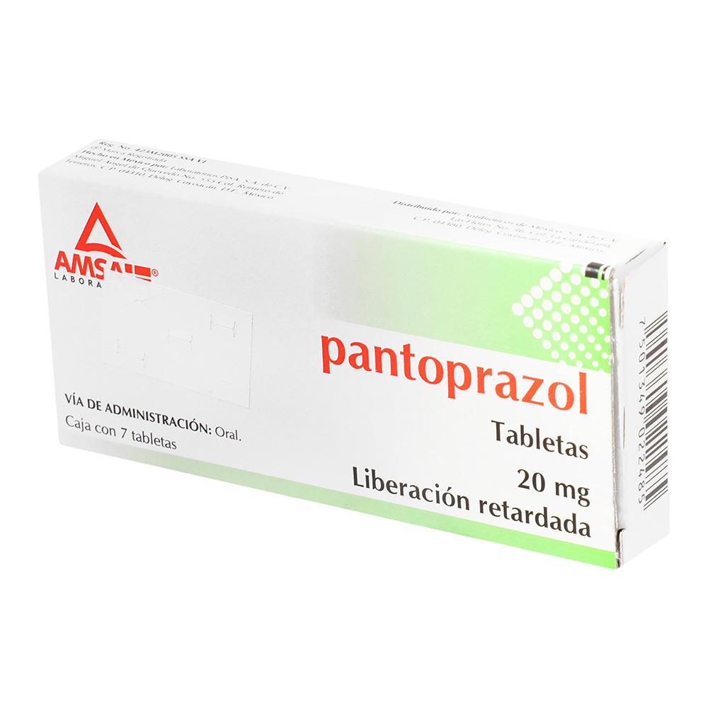 PANTOPRAZOL 7 TAB 20MG  AMSA