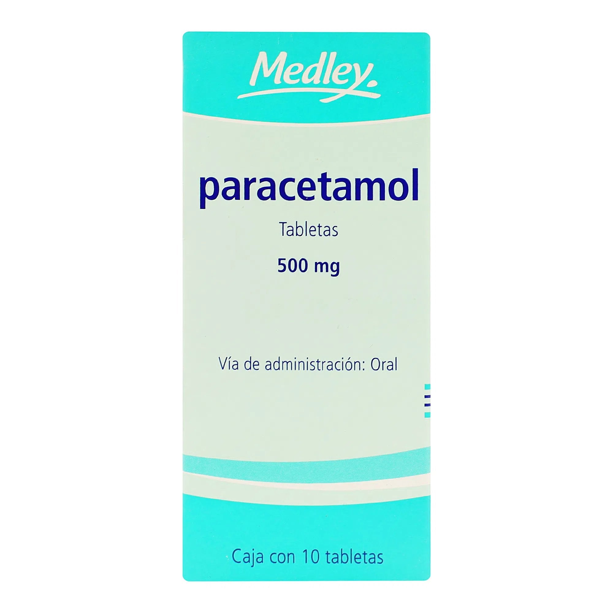 PARACETAMOL 10 TAB 500MG  MEDLEY