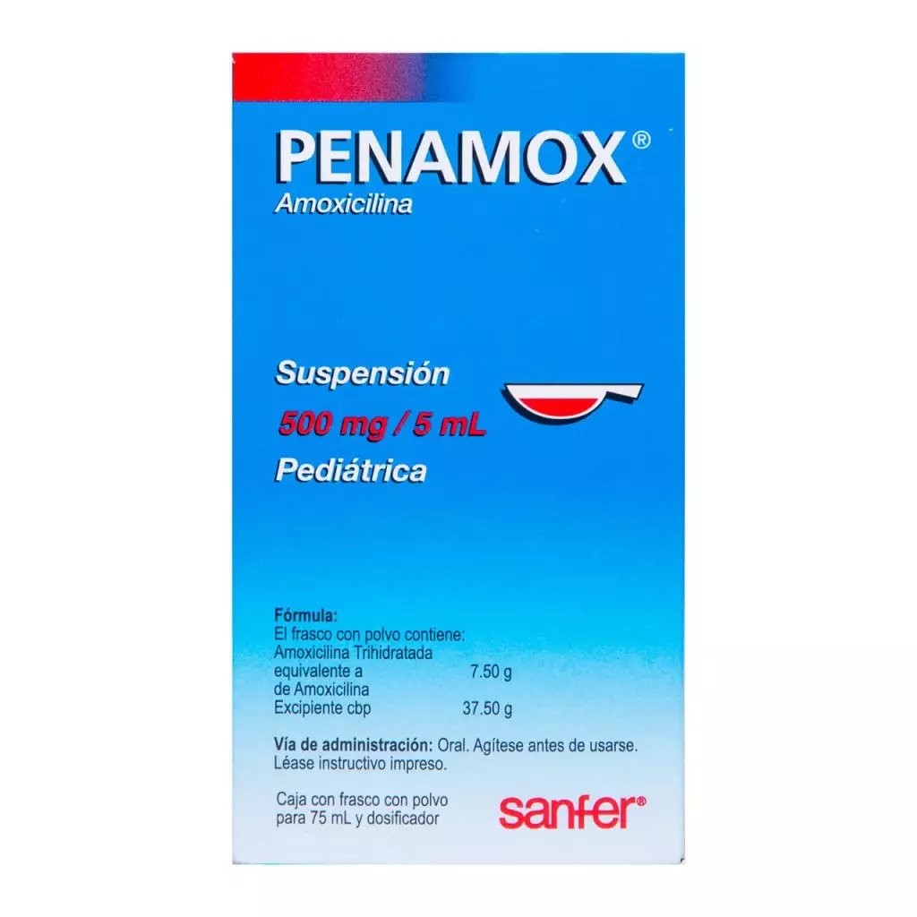 PENAMOX PED 500MG SUSP 75ML