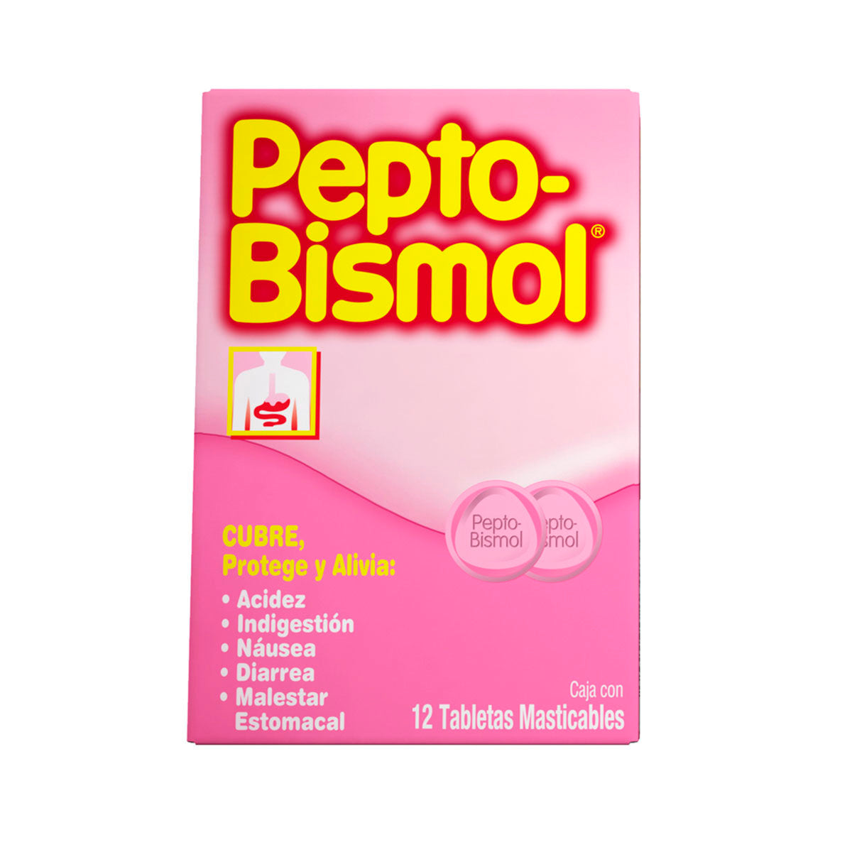 PEPTO BISMOL 12 TAB MAST