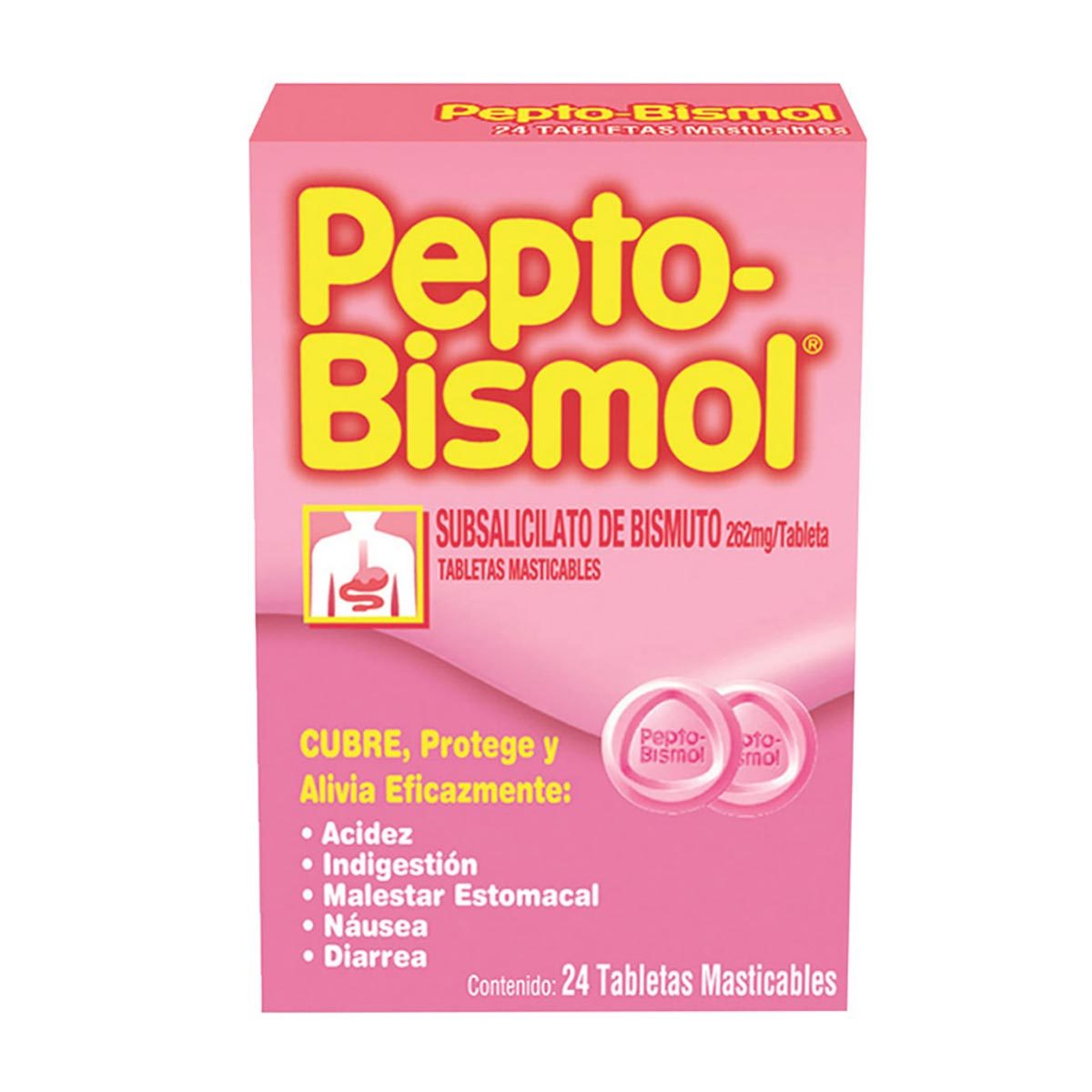 PEPTO-BISMOL TAB SB 24