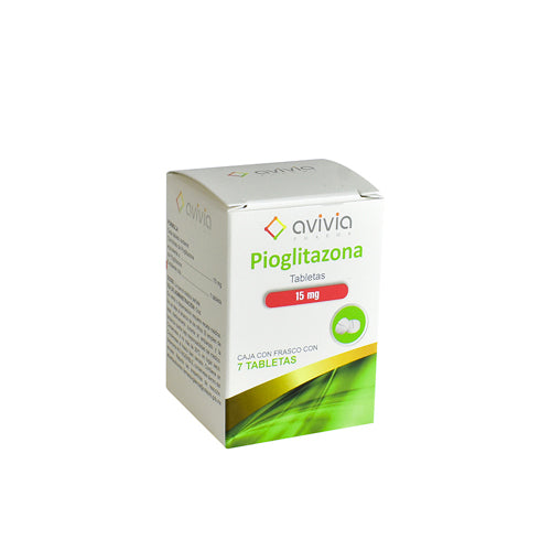 PIOGLITAZONA 7 TAB 15MG  AVIVIA