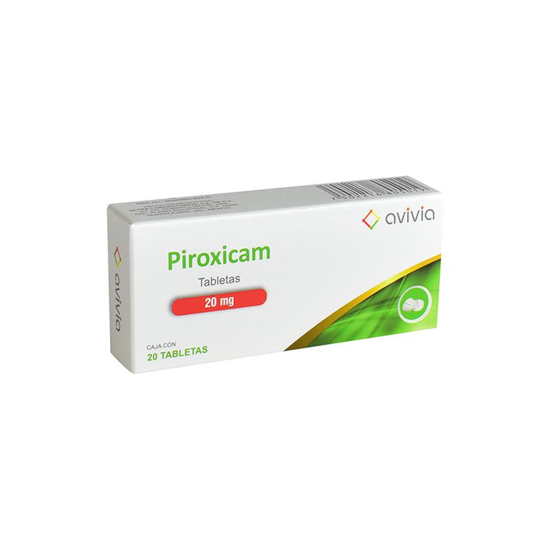 PIROXICAM 20 TAB 20MG  AVIVIA