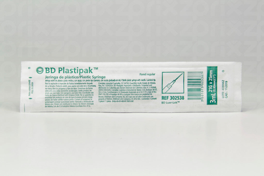 PLASTIPAK 3ML 21X25 CORTA BLI 1 VERDE