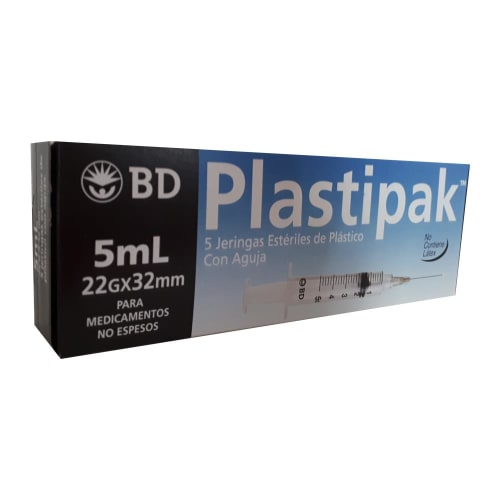 PLASTIPAK 5ML 22X32 NEGRA C5