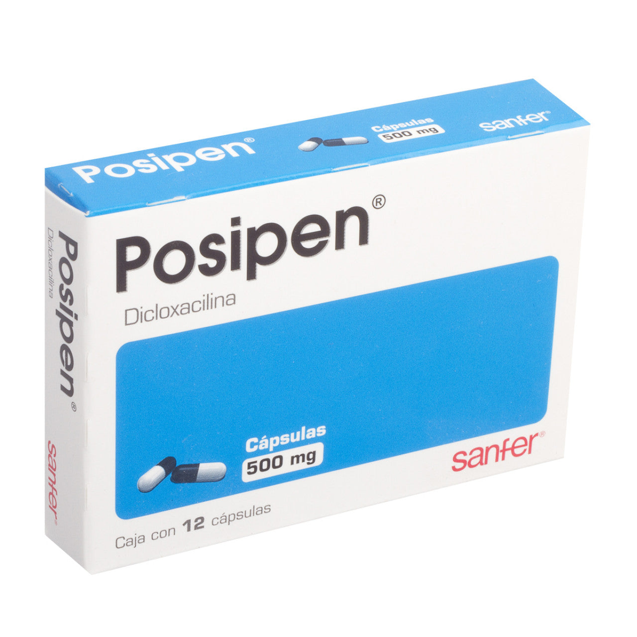 POSIPEN 12 CAP 500MG