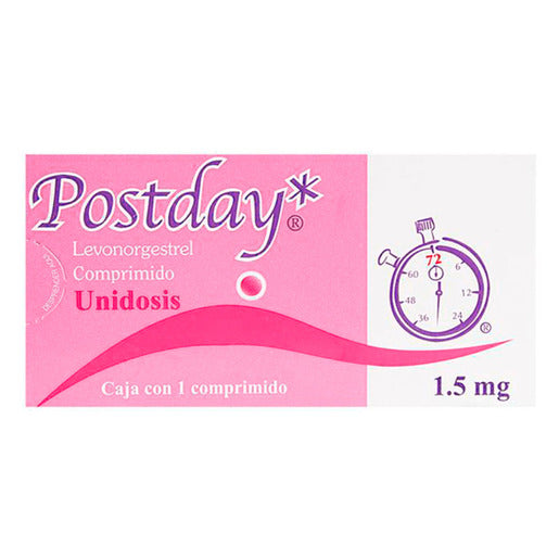 POSTDAY TAB UNIDOSIS 1.5MG