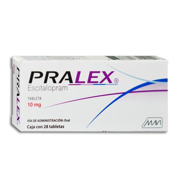 PRALEX 28 TAB 10MG   MAVI