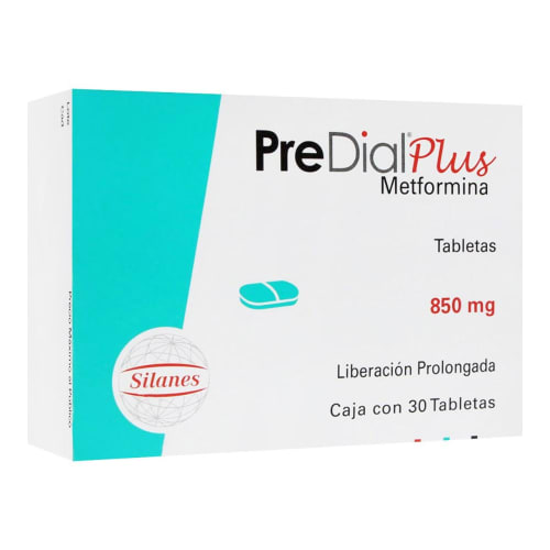 PREDIAL PLUS 850MG TAB 30