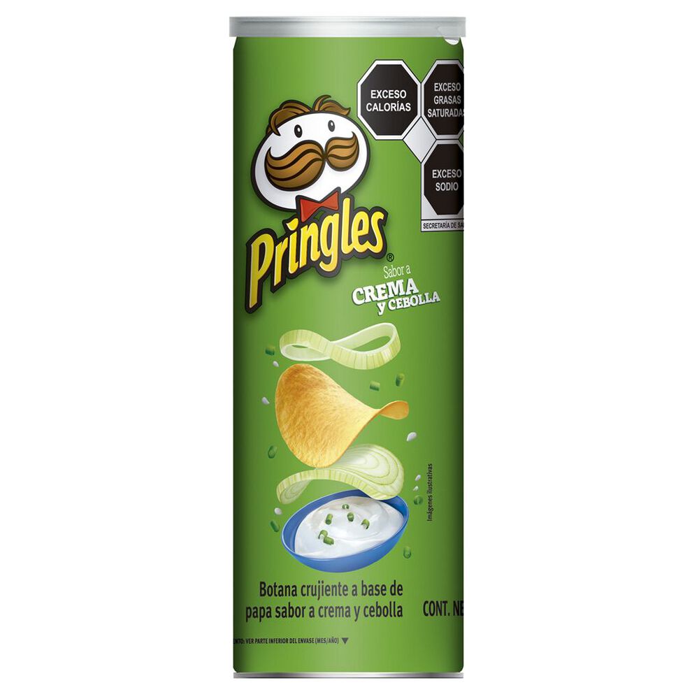 PRINGLES CREMA Y CEBOLLA GRA