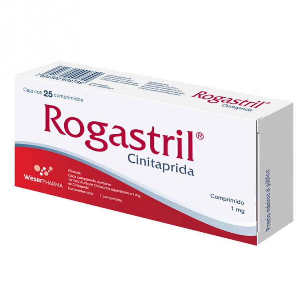 ROGASTRIL 1MG COM 25