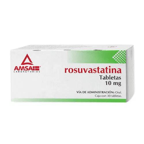 ROSUVASTATINA 30 TAB 10MG AMSA