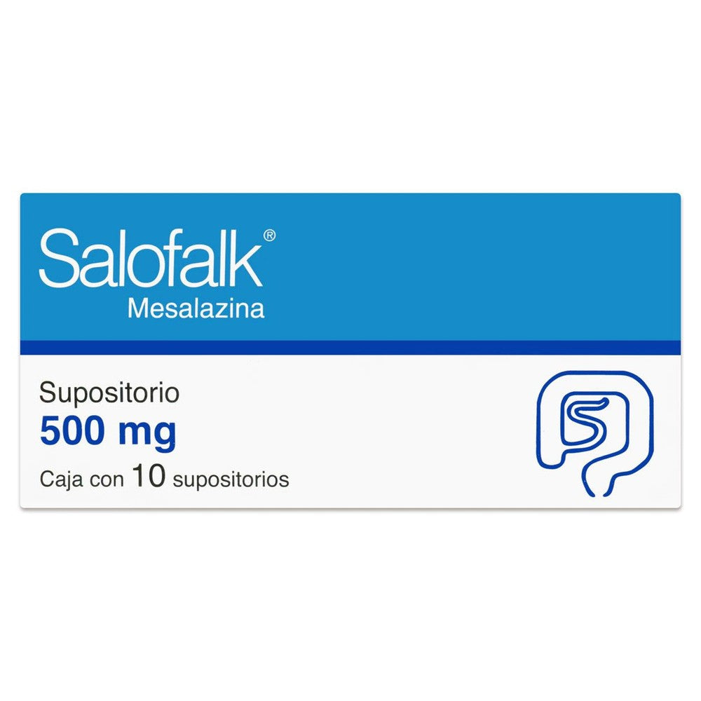 SALOFALK 500MG SUPS C10