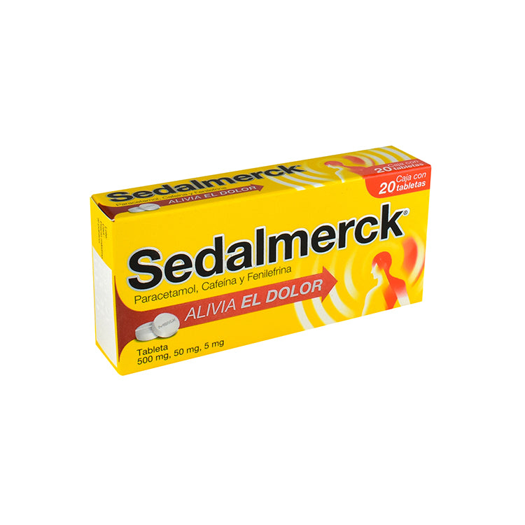 SEDALMERCK 20 TAB 500MG