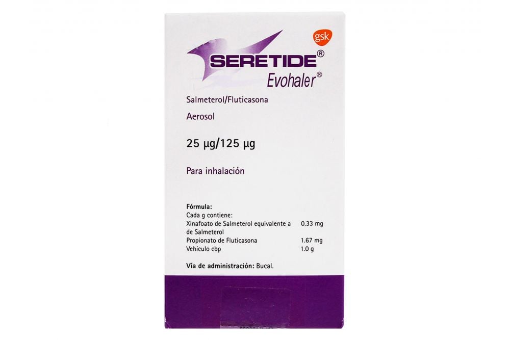 SERETIDE EV CD25/125MCG 120DOS