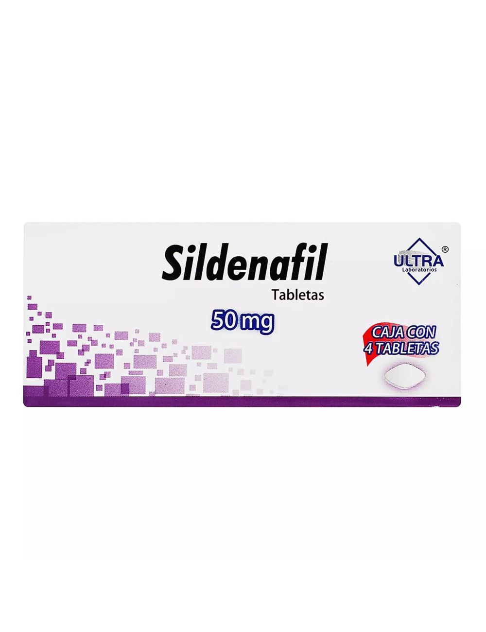 SILDENAFIL 4 TAB 50MG  ULTRA