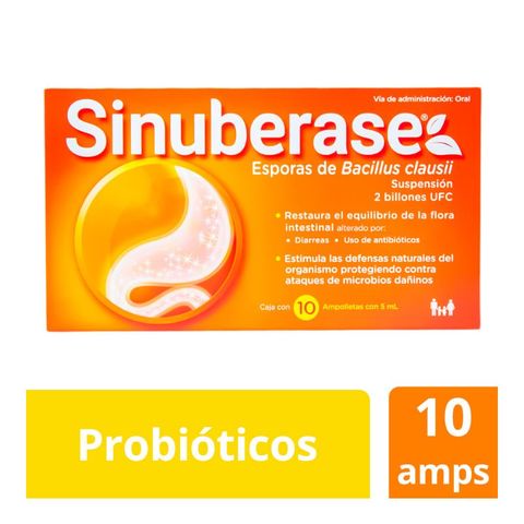 SINUBERASE 10 AMP 5ML 2 BILLONES