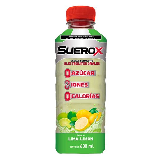 SUEROX AD 8IONES LIMA LIMON 630ML