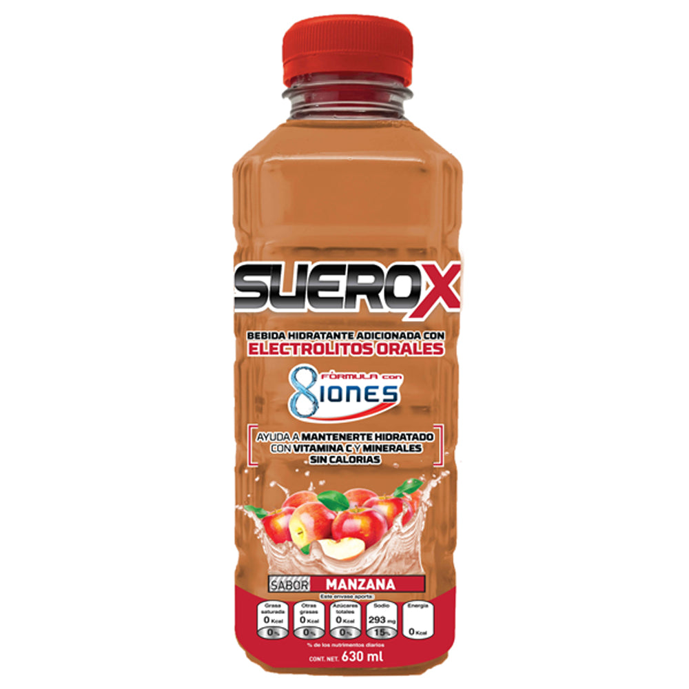 SUEROX 8IONES MANZANA 630ML