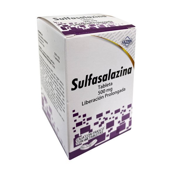 SULFASALAZINA 60 TAB 500MG  ULTRA