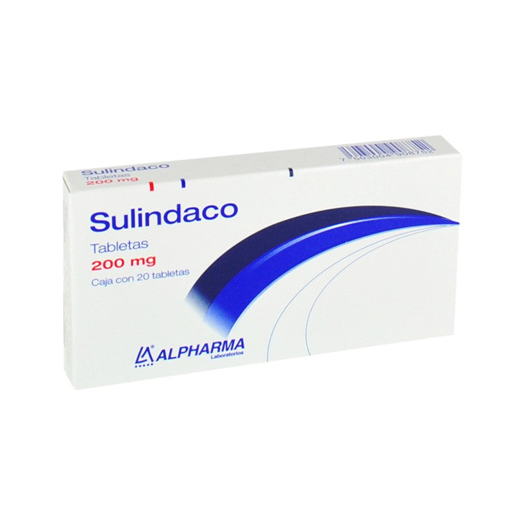 SULINDACO 20 TAB 200MG  ALPHARMA