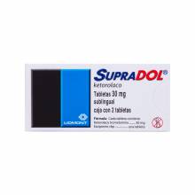 SUPRADOL 2 TAB SUBL 30MG