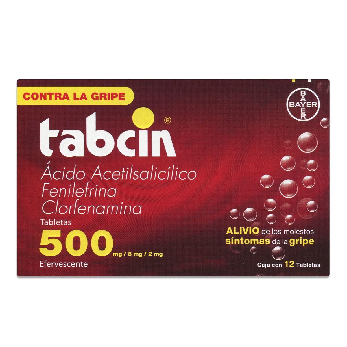 TABCIN 12 TAB EFERV 500MG