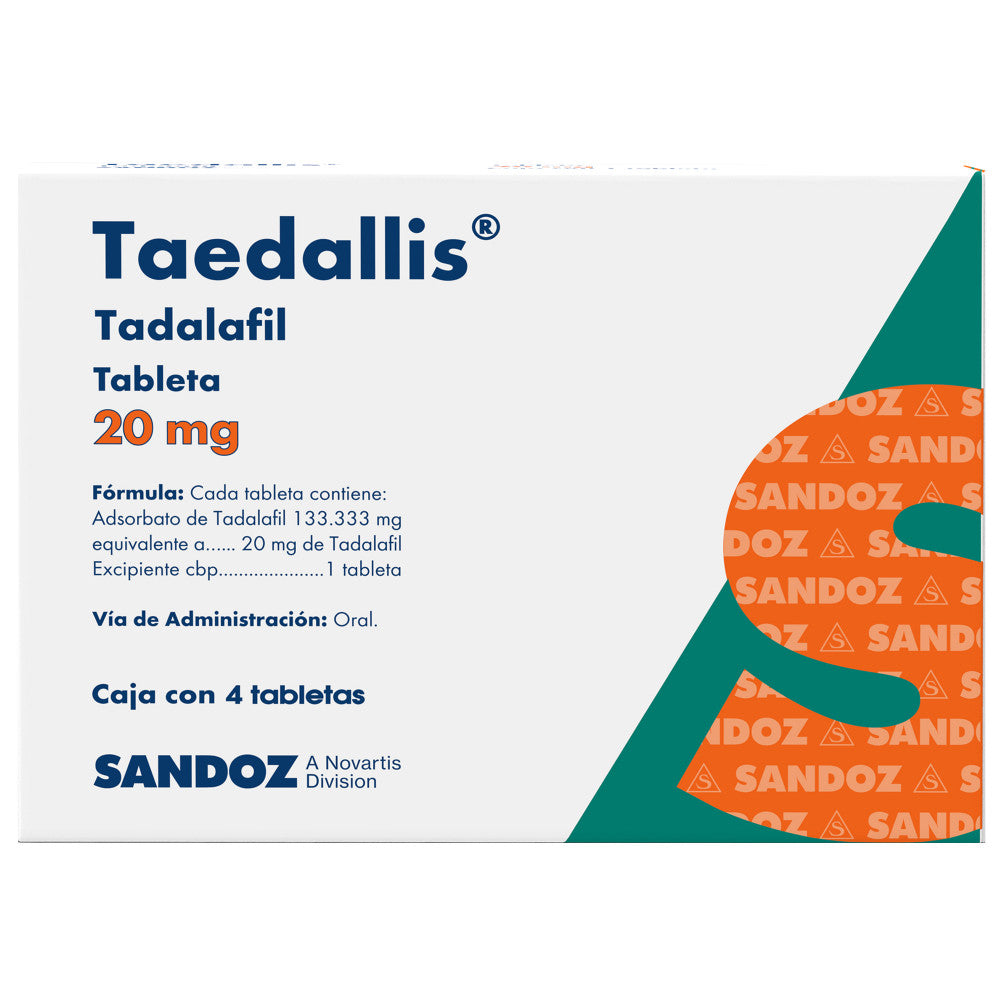 TAEDALLIS 4 TAB 20MG