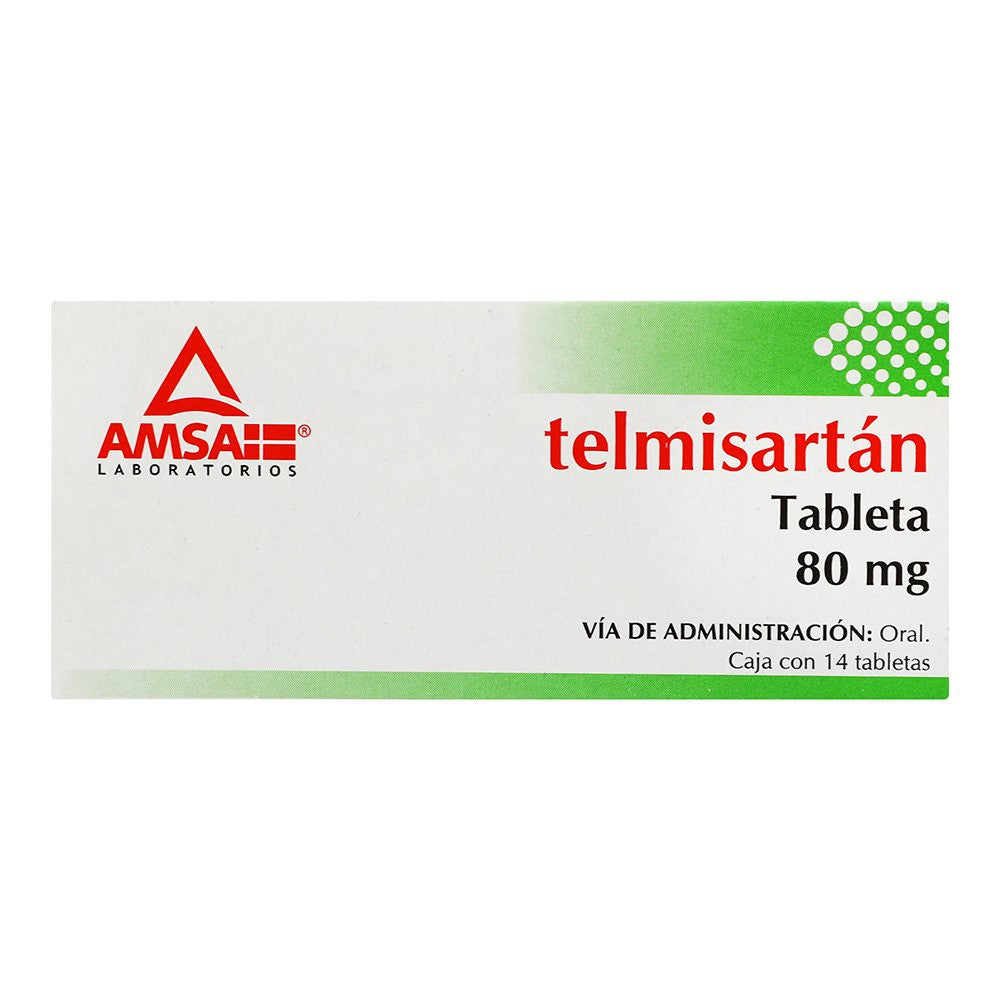 TELMISARTAN 14 TAB 80MG AMSA