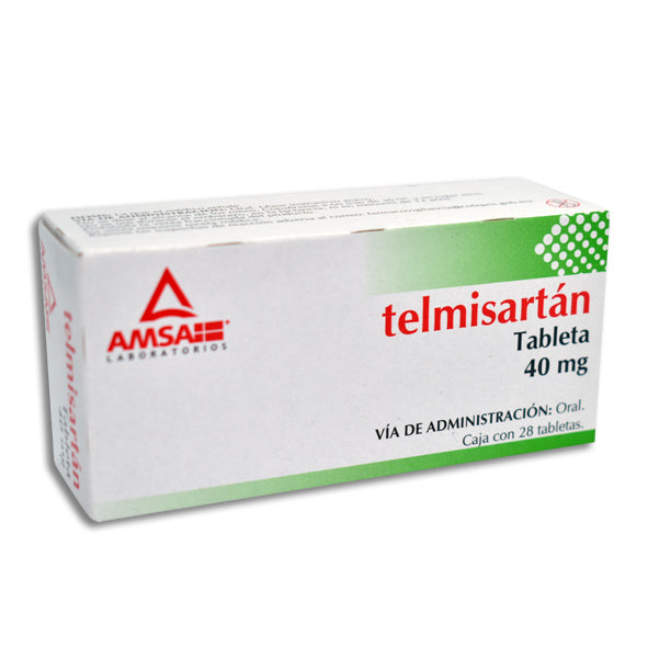 TELMISARTAN 28 TAB 40MG  AMSA