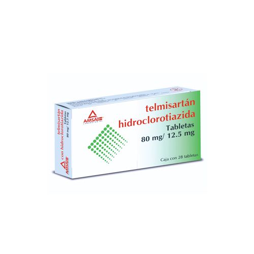 TELMISA/HIDRO 28 TAB 80/12.5MG  AMSA