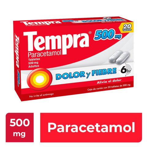 TEMPRA 20 TAB 500MG