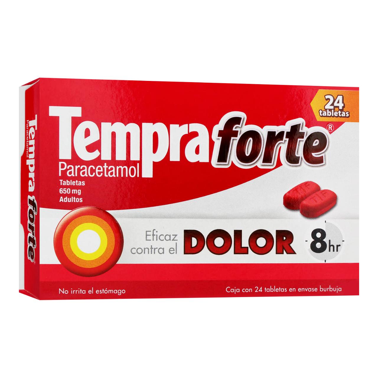 TEMPRA FORTE 24 TAB 650MG