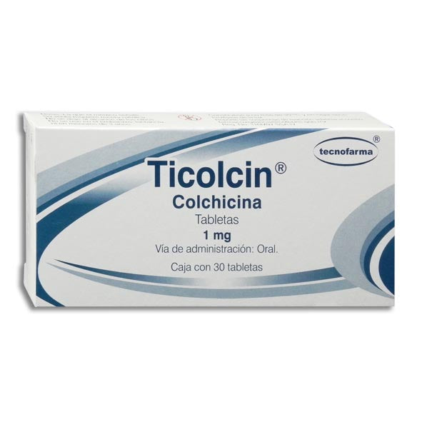 TICOLCIN 30 TAB 1MG  TECNOFARMA