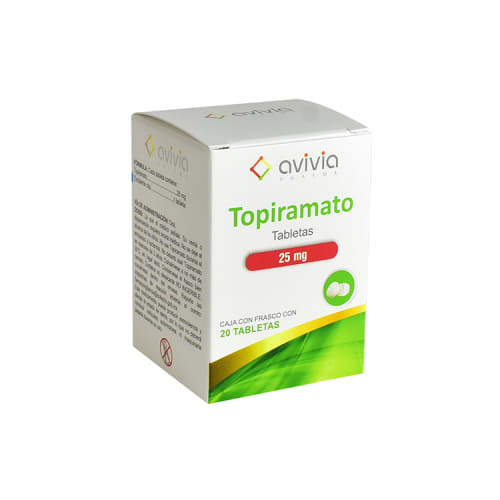 TOPIRAMATO 20 TAB 25MG  AVIVIA