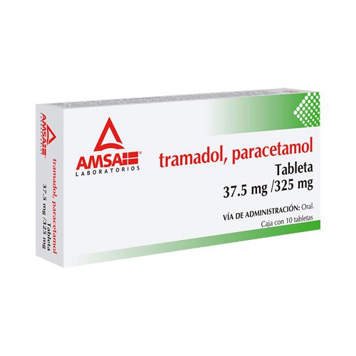 TRAMAD PARACE 10 TAB 37.5/325MG  AMSA