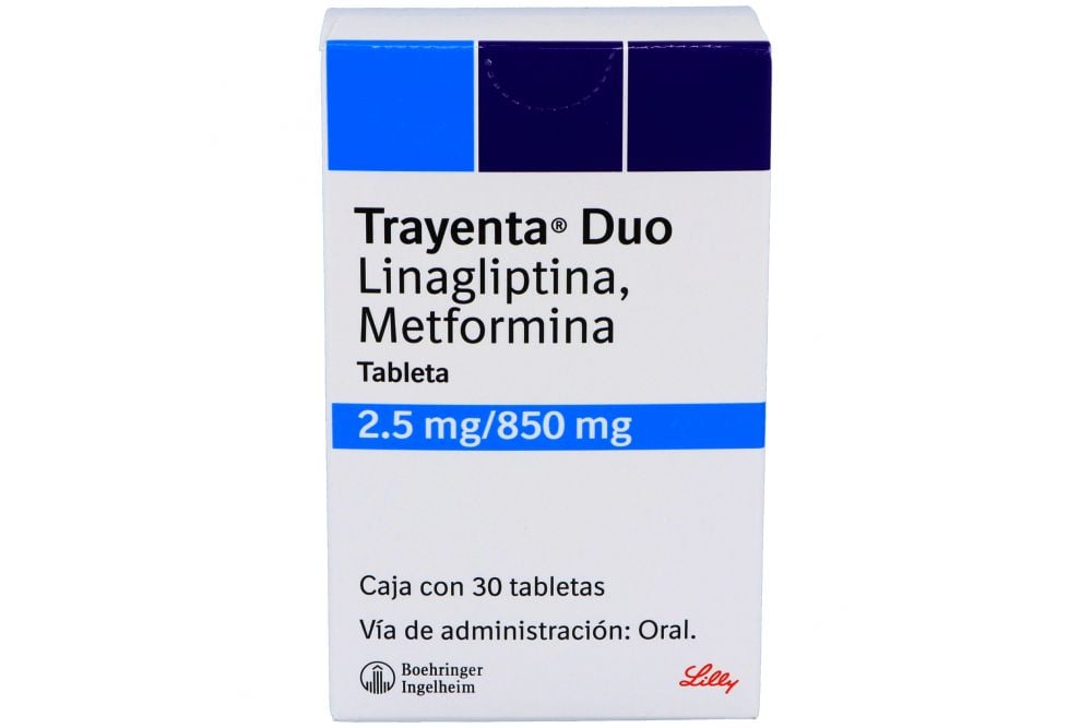 TRAYENTA DUO 30 TAB 2.5/850MG