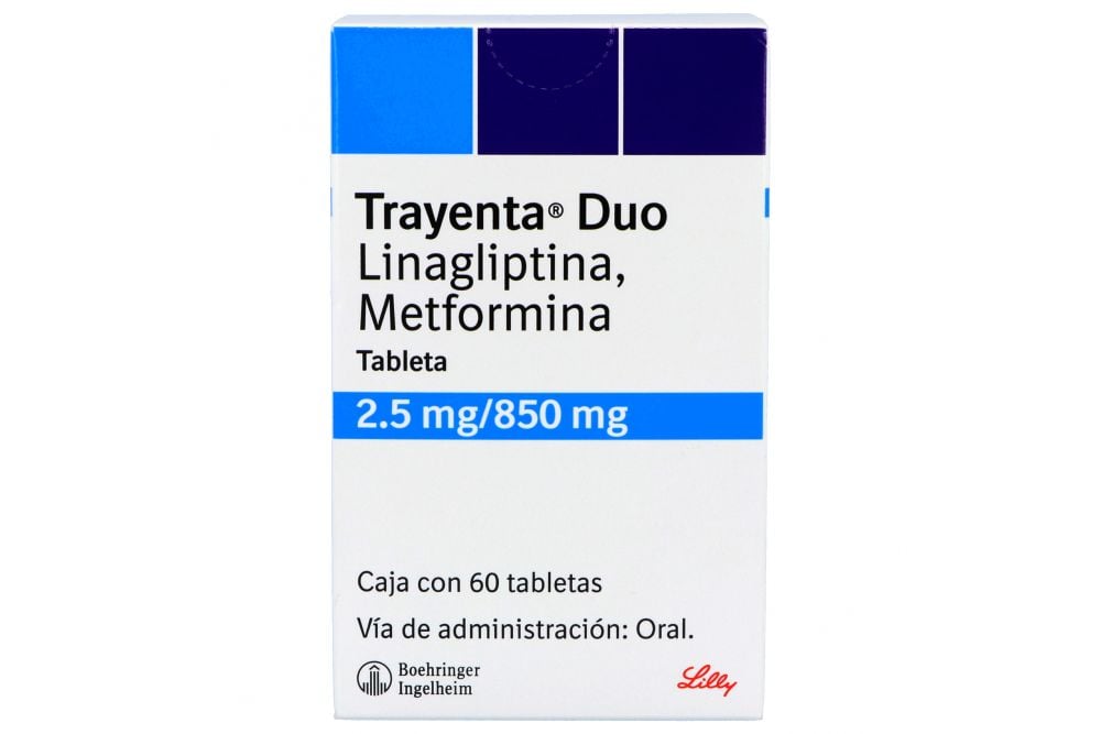 TRAYENTA DUO 60 TAB 2.5/850MG