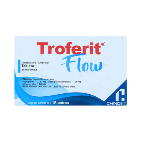 TROFERIT FLOW 15 TAB 30MG