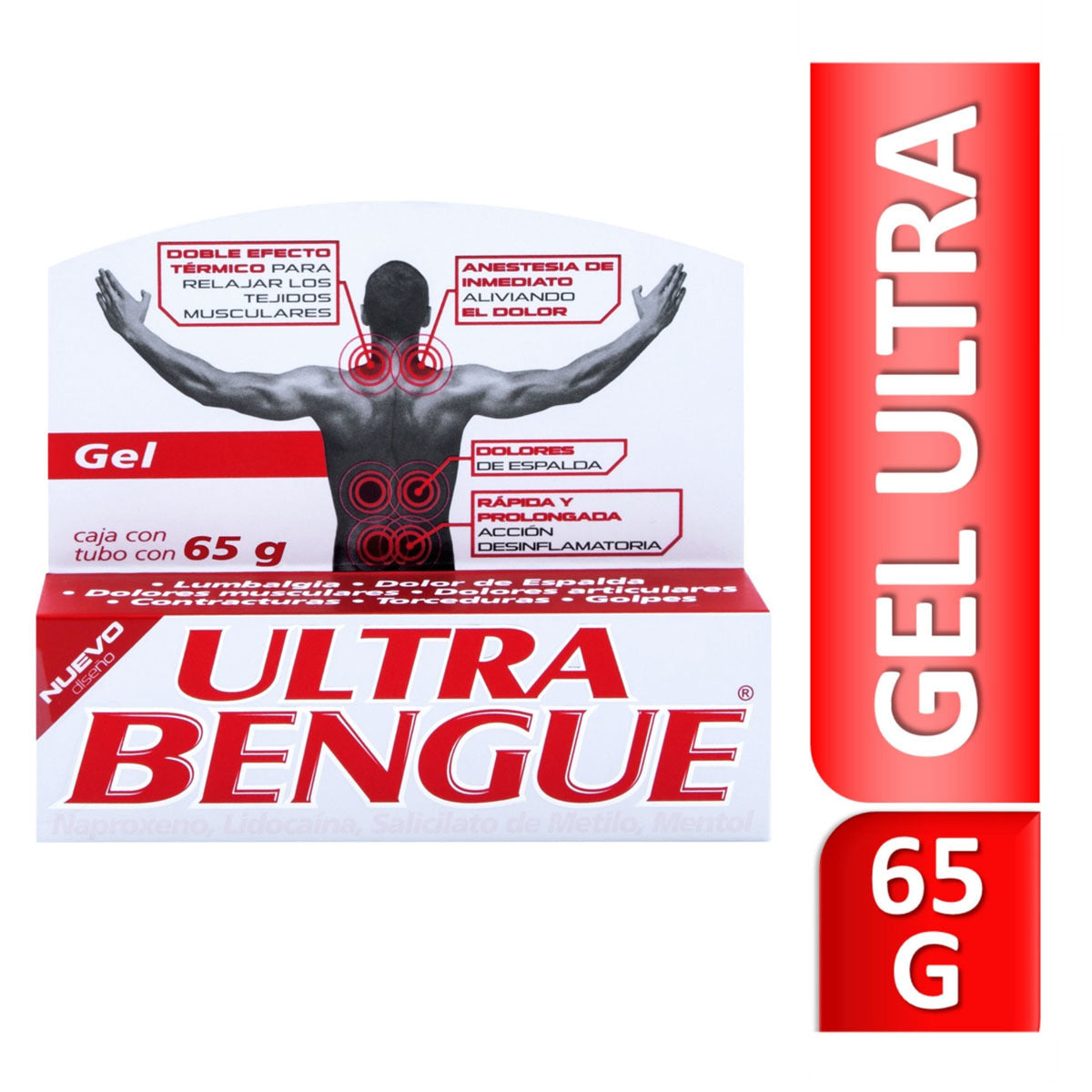 BENGUE ULTRA GEL 65G ROJO