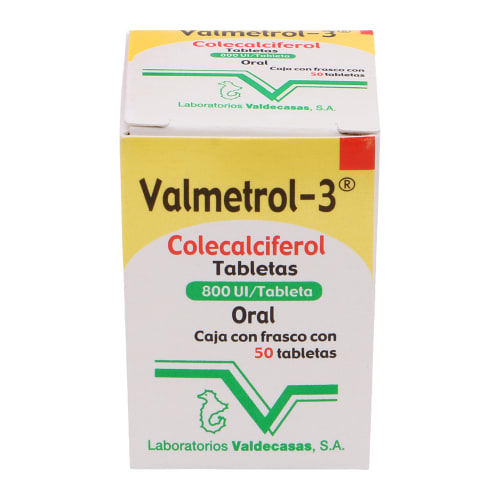 VALMETROL 3 800UI TAB C50