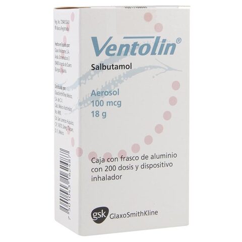 VENTOLIN 100MCG SUSP 200 DOSIS