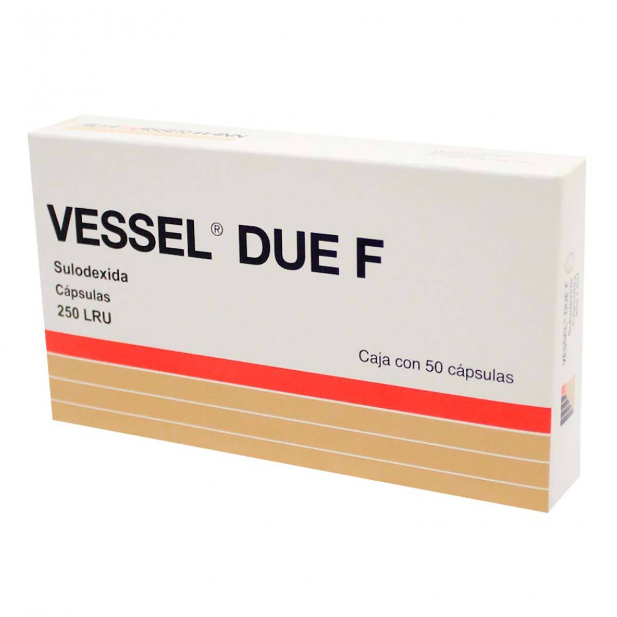 VESSEL DUE F 25MG CAP 50