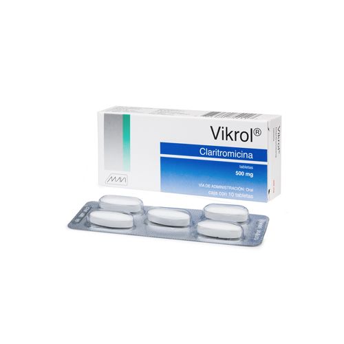 VIKROL 10 TAB 500MG  MAVI